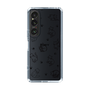 Slim Protection Case［ Original - CASEPLAY Cat All-over Pattern - black ］