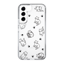 Slim Protection Case［ Original - CASEPLAY Cat All-over Pattern - black ］