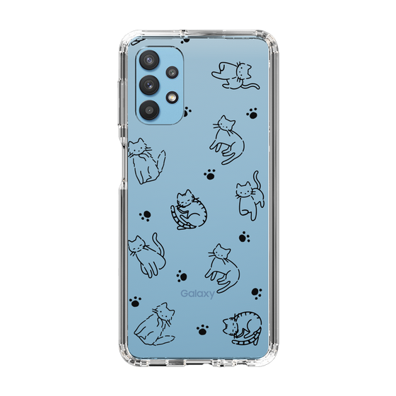 Slim Protection Case［ Original - CASEPLAY Cat All-over Pattern - black ］