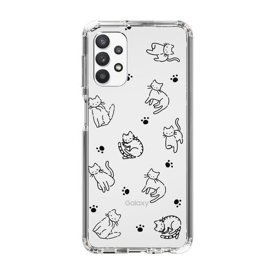 Slim Protection Case［ Original - CASEPLAY Cat All-over Pattern - black ］