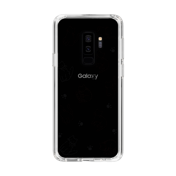 Slim Protection Case［ Original - CASEPLAY Cat All-over Pattern - black ］