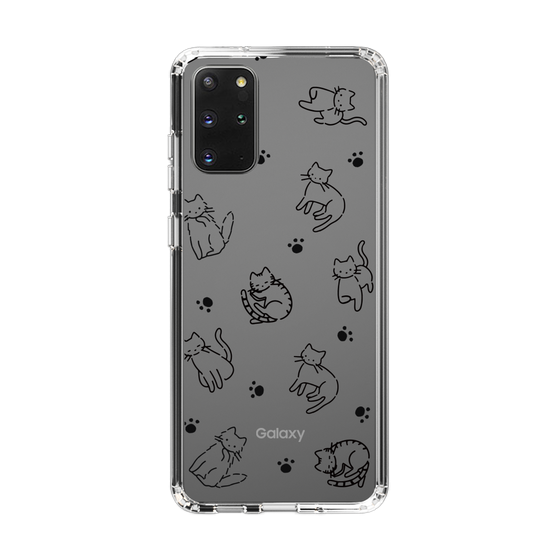 Slim Protection Case［ Original - CASEPLAY Cat All-over Pattern - black ］