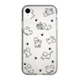 Slim Protection Case［ Original - CASEPLAY Dog All-over Pattern - black ］