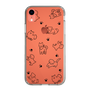 Slim Protection Case［ Original - CASEPLAY Dog All-over Pattern - black ］