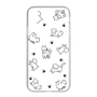 Slim Protection Case［ Original - CASEPLAY Dog All-over Pattern - black ］