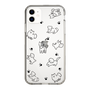 Slim Protection Case［ Original - CASEPLAY Dog All-over Pattern - black ］