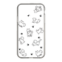 Slim Protection Case［ Original - CASEPLAY Dog All-over Pattern - black ］