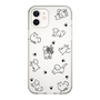 Slim Protection Case［ Original - CASEPLAY Dog All-over Pattern - black ］