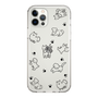 Slim Protection Case［ Original - CASEPLAY Dog All-over Pattern - black ］