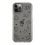 Slim Protection Case［ Original - CASEPLAY Dog All-over Pattern - black ］