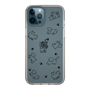 Slim Protection Case［ Original - CASEPLAY Dog All-over Pattern - black ］