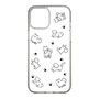Slim Protection Case［ Original - CASEPLAY Dog All-over Pattern - black ］