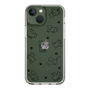 Slim Protection Case［ Original - CASEPLAY Dog All-over Pattern - black ］