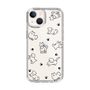 Slim Protection Case［ Original - CASEPLAY Dog All-over Pattern - black ］