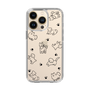 Slim Protection Case［ Original - CASEPLAY Dog All-over Pattern - black ］