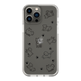 Slim Protection Case［ Original - CASEPLAY Dog All-over Pattern - black ］