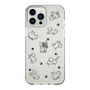 Slim Protection Case［ Original - CASEPLAY Dog All-over Pattern - black ］
