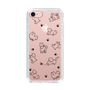 Slim Protection Case［ Original - CASEPLAY Dog All-over Pattern - black ］