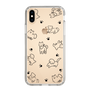 Slim Protection Case［ Original - CASEPLAY Dog All-over Pattern - black ］