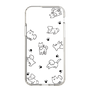 Slim Protection Case［ Original - CASEPLAY Dog All-over Pattern - black ］