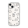 Slim Protection Case［ Original - CASEPLAY Dog All-over Pattern - black ］