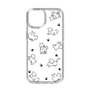 Slim Protection Case［ Original - CASEPLAY Dog All-over Pattern - black ］