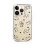 Slim Protection Case［ Original - CASEPLAY Dog All-over Pattern - black ］