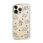 Slim Protection Case［ Original - CASEPLAY Dog All-over Pattern - black ］