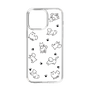 Slim Protection Case［ Original - CASEPLAY Dog All-over Pattern - black ］