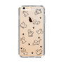 Slim Protection Case［ Original - CASEPLAY Dog All-over Pattern - black ］