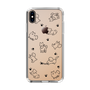 Slim Protection Case［ Original - CASEPLAY Dog All-over Pattern - black ］