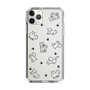 Slim Protection Case［ Original - CASEPLAY Dog All-over Pattern - black ］