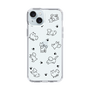 Slim Protection Case［ Original - CASEPLAY Dog All-over Pattern - black ］