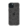 Slim Protection Case［ Original - CASEPLAY Dog All-over Pattern - black ］