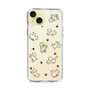 Slim Protection Case［ Original - CASEPLAY Dog All-over Pattern - black ］