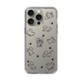 Slim Protection Case［ Original - CASEPLAY Dog All-over Pattern - black ］