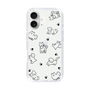 Slim Protection Case［ Original - CASEPLAY Dog All-over Pattern - black ］
