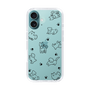 Slim Protection Case［ Original - CASEPLAY Dog All-over Pattern - black ］