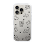 Slim Protection Case［ Original - CASEPLAY Dog All-over Pattern - black ］