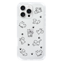 Slim Protection Case［ Original - CASEPLAY Dog All-over Pattern - black ］
