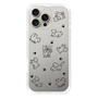 Slim Protection Case［ Original - CASEPLAY Dog All-over Pattern - black ］