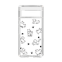 Slim Protection Case［ Original - CASEPLAY Dog All-over Pattern - black ］