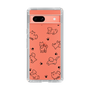 Slim Protection Case［ Original - CASEPLAY Dog All-over Pattern - black ］