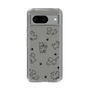 Slim Protection Case［ Original - CASEPLAY Dog All-over Pattern - black ］