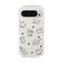 Slim Protection Case［ Original - CASEPLAY Dog All-over Pattern - black ］