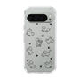 Slim Protection Case［ Original - CASEPLAY Dog All-over Pattern - black ］