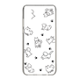Slim Protection Case［ Original - CASEPLAY Dog All-over Pattern - black ］
