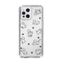 Slim Protection Case［ Original - CASEPLAY Dog All-over Pattern - black ］