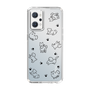Slim Protection Case［ Original - CASEPLAY Dog All-over Pattern - black ］
