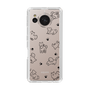 Slim Protection Case［ Original - CASEPLAY Dog All-over Pattern - black ］